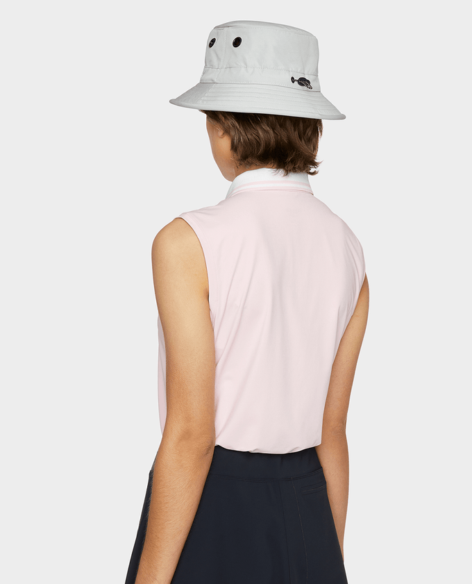TILLEY Sleeveless Polo Pink