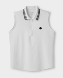 TILLEY Sleeveless Polo White