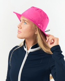 Rain Hat Fleece Lined or Unlined Pink