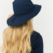 SURPRIZESHOP Rain Hat Fleece Lined or Unlined Navy - Unlined / Navy