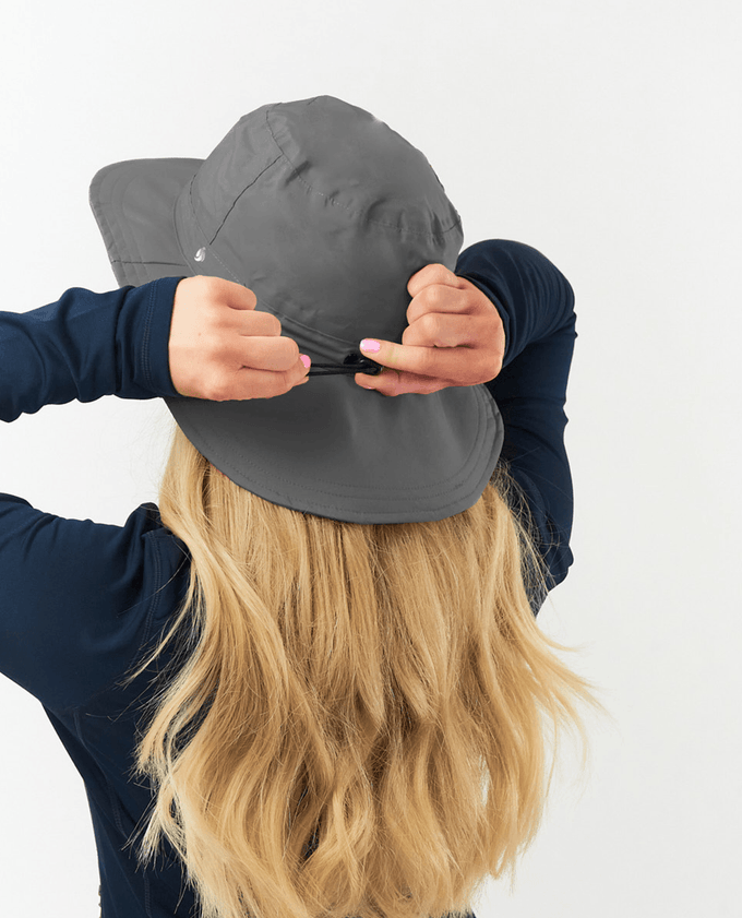 Rain Hat Fleece Lined or Unlined Grey