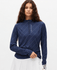 ROHNISCH Addy Long Sleeve Top Navy Logo Argyle