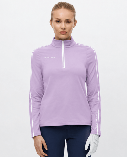 ROHNISCH Amie Brushed Midlayer Orchid Bloom