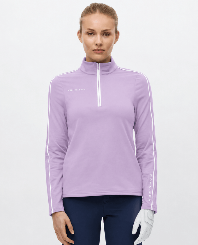 ROHNISCH Amie Brushed Midlayer Orchid Bloom