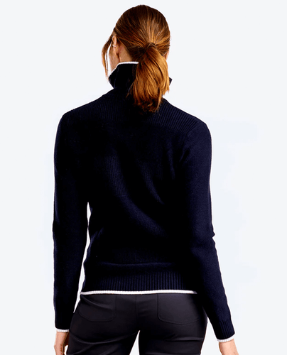 NIVO Mona Full Zip Cardigan 201 Navy