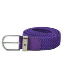 PURE GOLF Paige Woven Stretch Belt - Purple