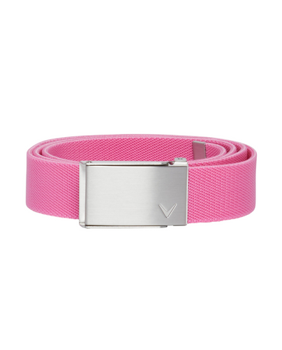 CALLAWAY Stretch Webbing Belt Cut To Size Cheeky Pink