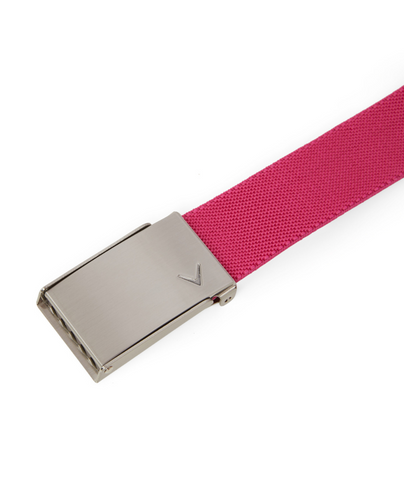 CALLAWAY Stretch Webbing Belt Cut To Size Cheeky Pink