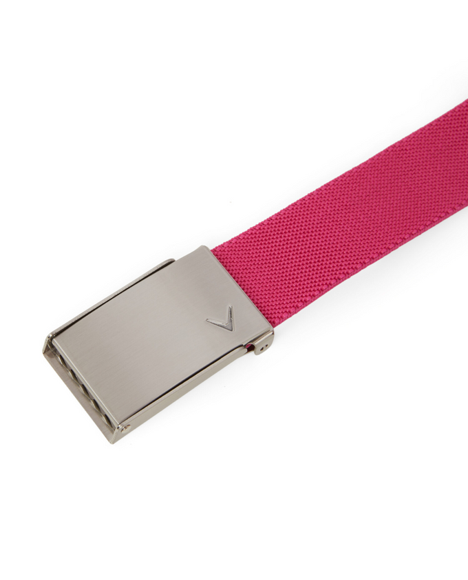 CALLAWAY Stretch Webbing Belt Cut To Size Cheeky Pink