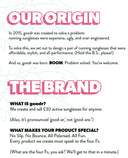 GOODR OG Sunglasses - Root Beer Sommelier