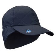 SURPRIZESHOP Waterproof Quilted Winter Wind Cap Navy - One Size / Navy