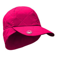 SURPRIZESHOP Waterproof Quilted Winter Wind Cap Pink - One Size / Pink