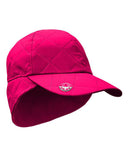 SURPRIZE SHOP Waterproof Quilted Winter Wind Cap Pink