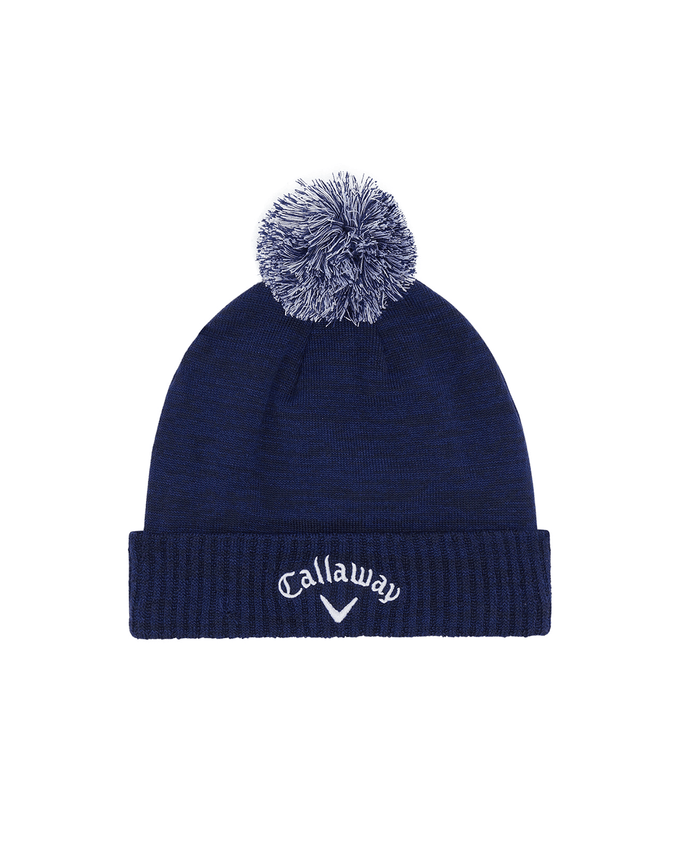 CALLAWAY Fleece Lined Bobble Hat Navy