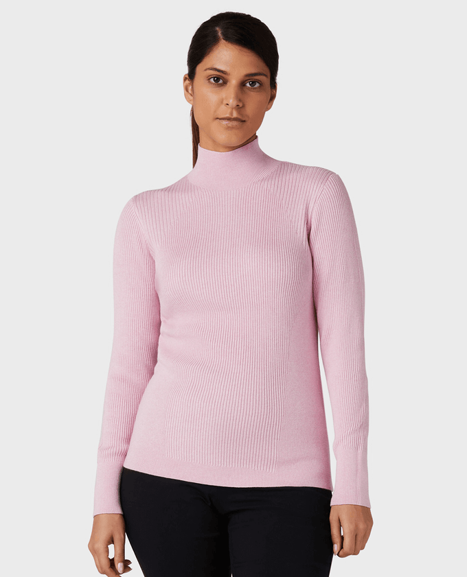 High neck 2025 sweater womens