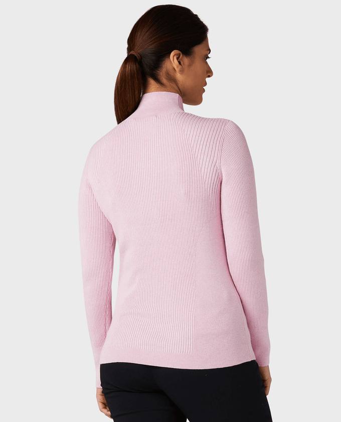 CALLAWAY Knitted High Neck Sweater D022 Pink Nectar