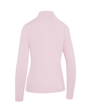 CALLAWAY Women's Soft-Stretch Navy Zip Neck Sweater CGGFG035 Cherry Blossom