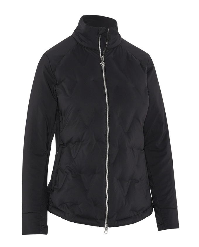 CALLAWAY Chevron Quilted Jacket CGJFD035 Black