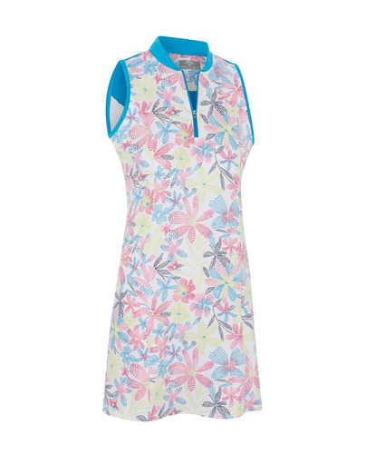 TAILLE L - Polo Floral CALLAWAY CGKSD023 Fruit Dove