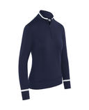 CALLAWAY Thermal Colour Block Top CGKFF0K3 Navy