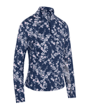 CALLAWAY Snowy Floral Winter Polo CGKFG091 Blue Depths