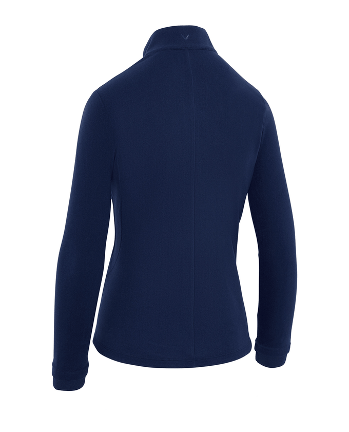 CALLAWAY Ladies Soft-Touch Full Zip Jacket CGKFG098 Dark Blue Depth
