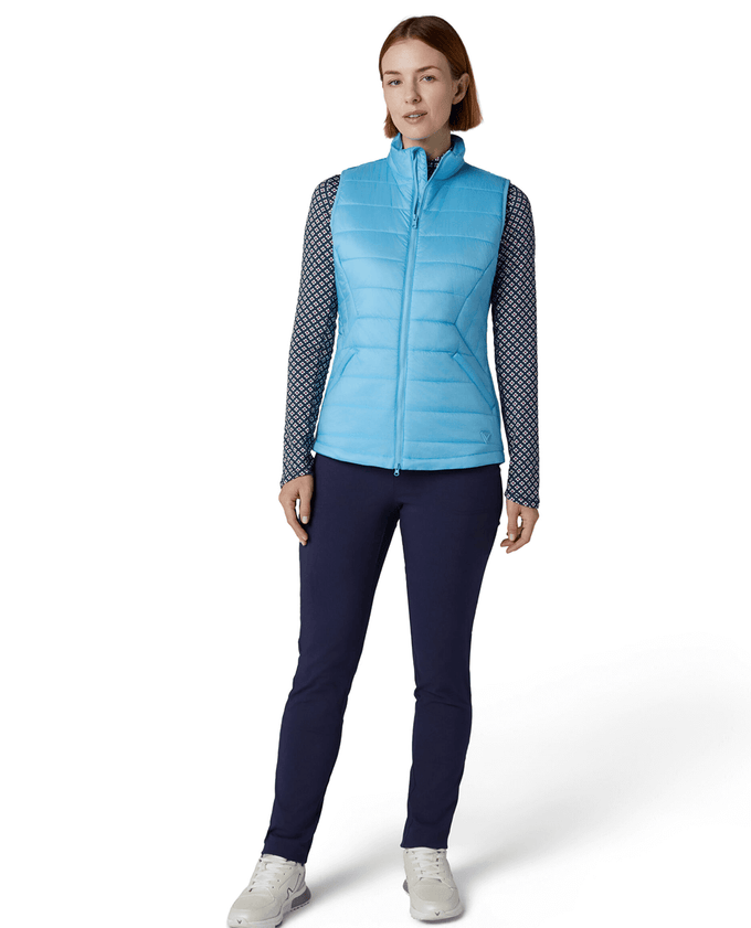 CALLAWAY Quilted Primaloft Vest CGRFF0H4 Ethereal Blue
