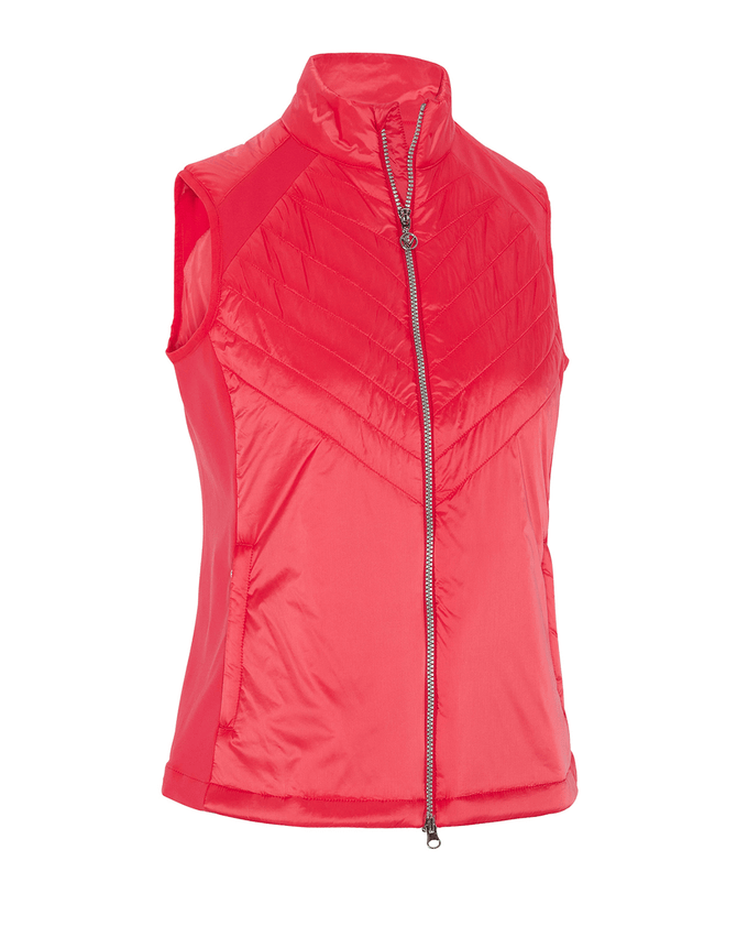CALLAWAY Engineered Thermal Chev Quilted Vest D024 Paradise Pink