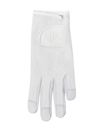 PURE GOLF Eden Plain Cabretta Leather Gloves - White