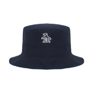ORIGINAL PENGUIN Plaid Reversible Bucket Hat OGASG061 Black Iris - S/M / Black Iris