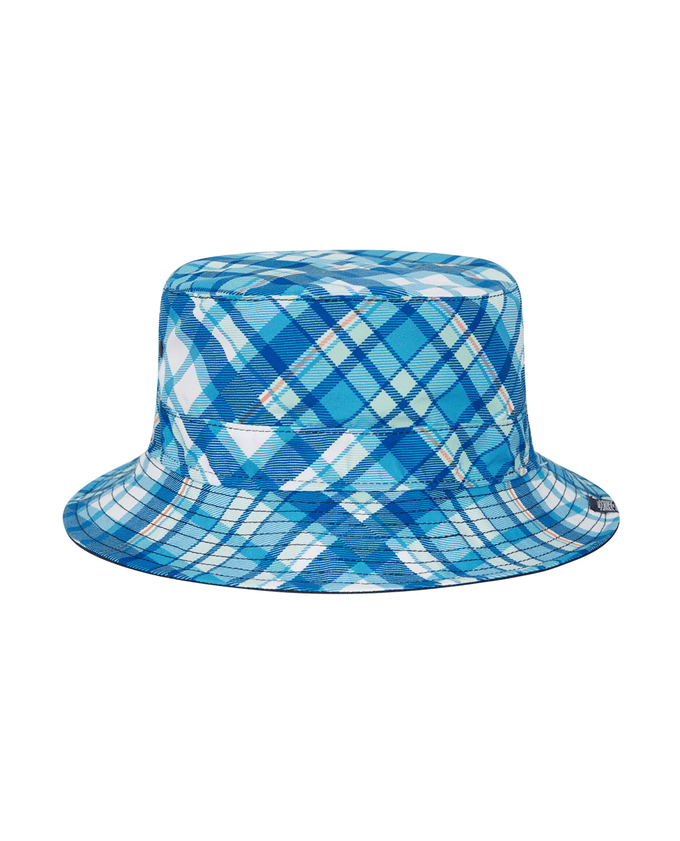 ORIGINAL PENGUIN Plaid Reversible Bucket Hat OGASG061 Black Iris