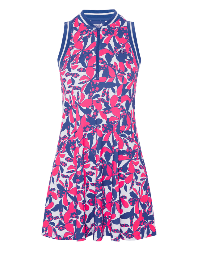 ORIGINAL PENGUIN Floral Printed Dress OGDSE044 Cheeky Pink