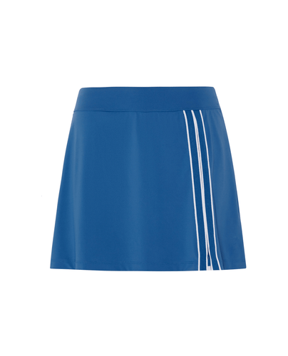 SIZE L - ORIGINAL PENGUIN Side Pleat Skort OGKBSE50 Nebulas Blue