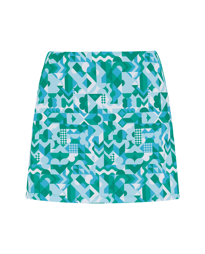 ORIGINAL PENGUIN Spliced Geo Skort OGKBSG09 40cm Emerald