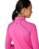 ORIGNIAL PENGUIN Quarter Zip Sun Long Sleeve Polo OGKSC098 Cheeky Pink
