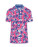 ORIGINAL PENGUIN Floral Print Polo OGKSE044 Cheeky Pink