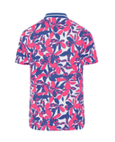 ORIGINAL PENGUIN Floral Print Polo OGKSE044 Cheeky Pink
