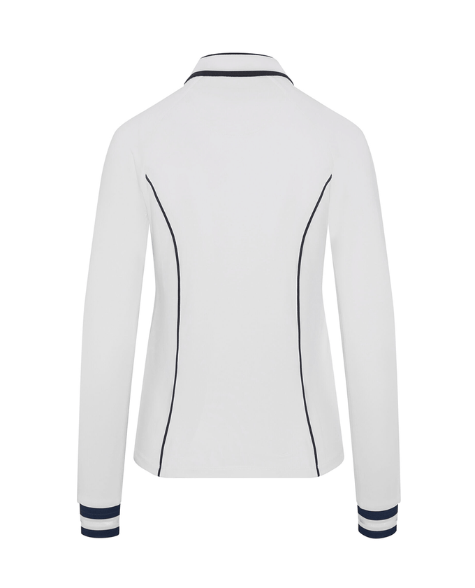 ORIGINAL PENGUIN Sun Protection Long Sleeve Polo OGKSG023 White