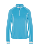 ORIGINAL PENGUIN Sun Protection Long Sleeve Polo OGKSG023 Aquarius