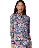 ORIGINAL PENGUIN Sun Protection Long Sleeve Polo OGKSG0A9 Sketch Floral