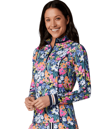 ORIGINAL PENGUIN Sun Protection Long Sleeve Polo OGKSG0A9 Sketch Floral