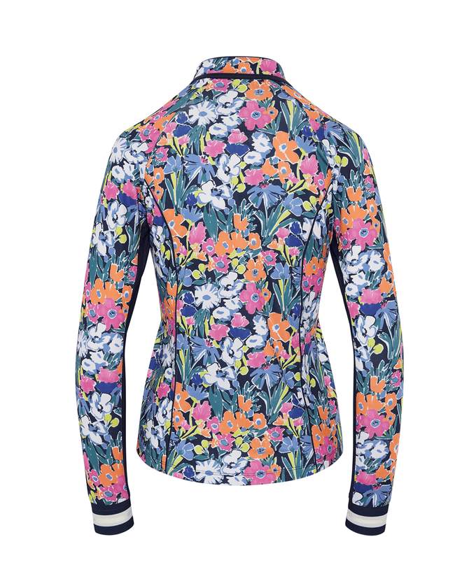 ORIGINAL PENGUIN Sun Protection Long Sleeve Polo OGKSG0A9 Sketch Floral