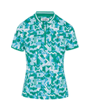 ORIGINAL PENGUIN Spliced Geo Short Sleeve Polo OGKSG0C2 Emerald