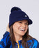 SWING OUT SISTER Polly Peak Bobble Hat Twilight Blue