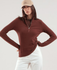 CHERVO Trinidad Soft Fleece Zip Neck Cioccolato