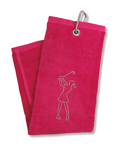 SURPRIZE SHOP Tri-fold Towel Pink