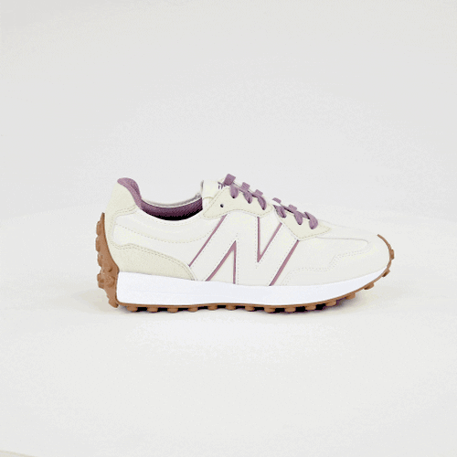 NEW BALANCE Womens 327 Waterproof Golf Shoe - Spikeless Brown/Pink