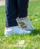 NEW BALANCE Womens 327 Waterproof Golf Shoe - Spikeless Sesame
