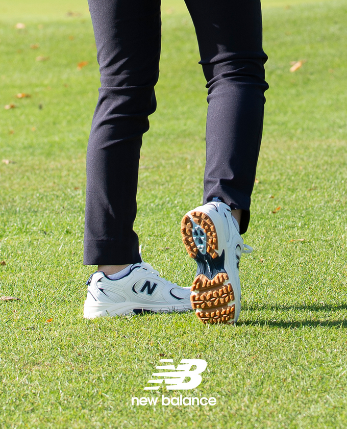 NEW BALANCE Womens 530 Spikeless Waterproof Golf Shoe White/Navy