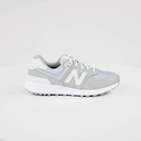 NEW BALANCE Womens 574 Greens V2 Waterproof Golf Shoe Grey/Pink